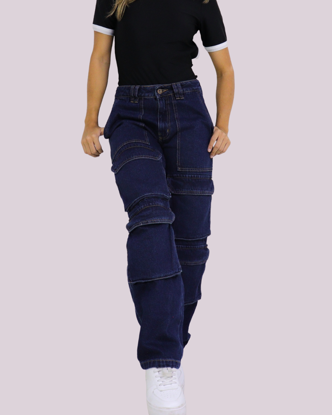 JEAN TIRO MEDIO PIERNA  ANCHA BAGGY