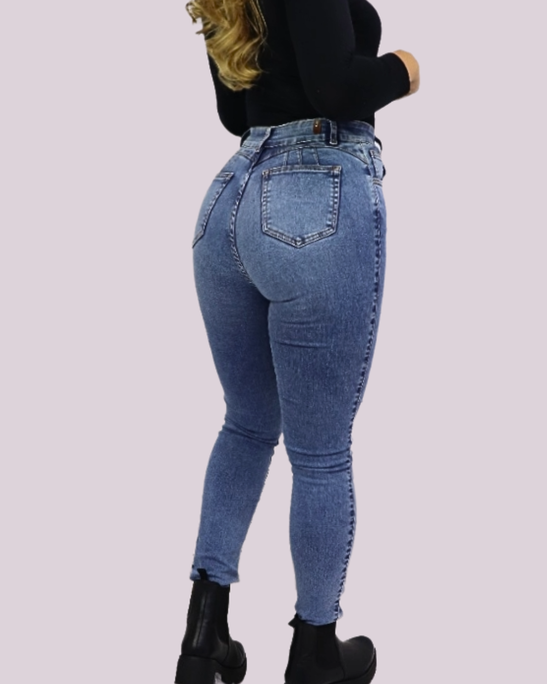 JEAN TIRO ALTO AJUSTADO SKINNY