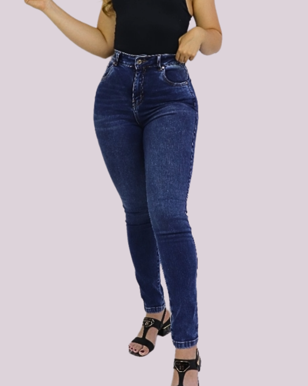 JEAN TIRO ALTO AJUSTADO SKINNY