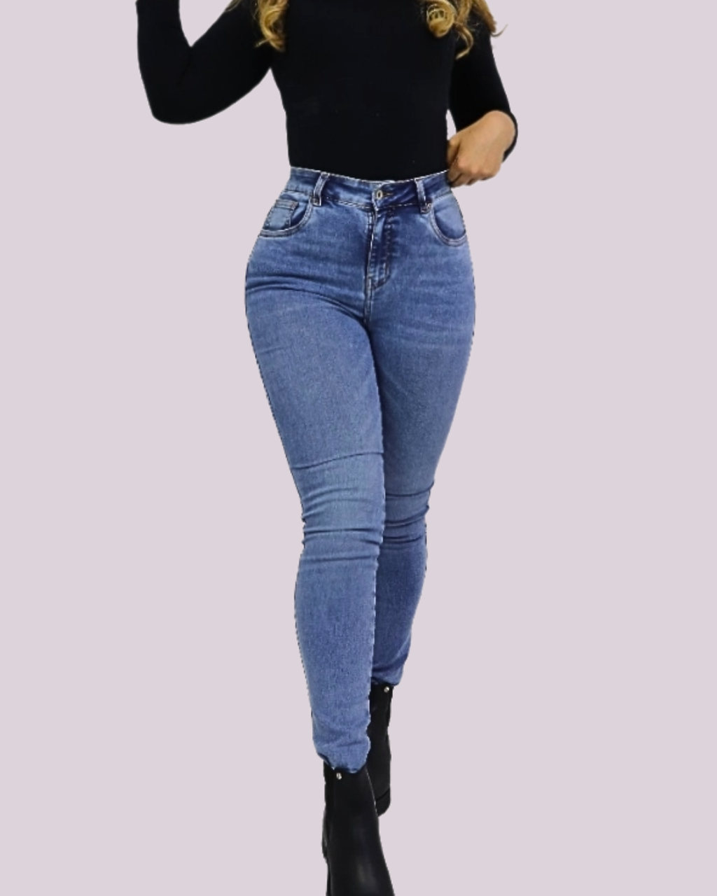 JEAN TIRO ALTO AJUSTADO SKINNY