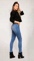JEAN TIRO ALTO AJUSTADO SKINNY