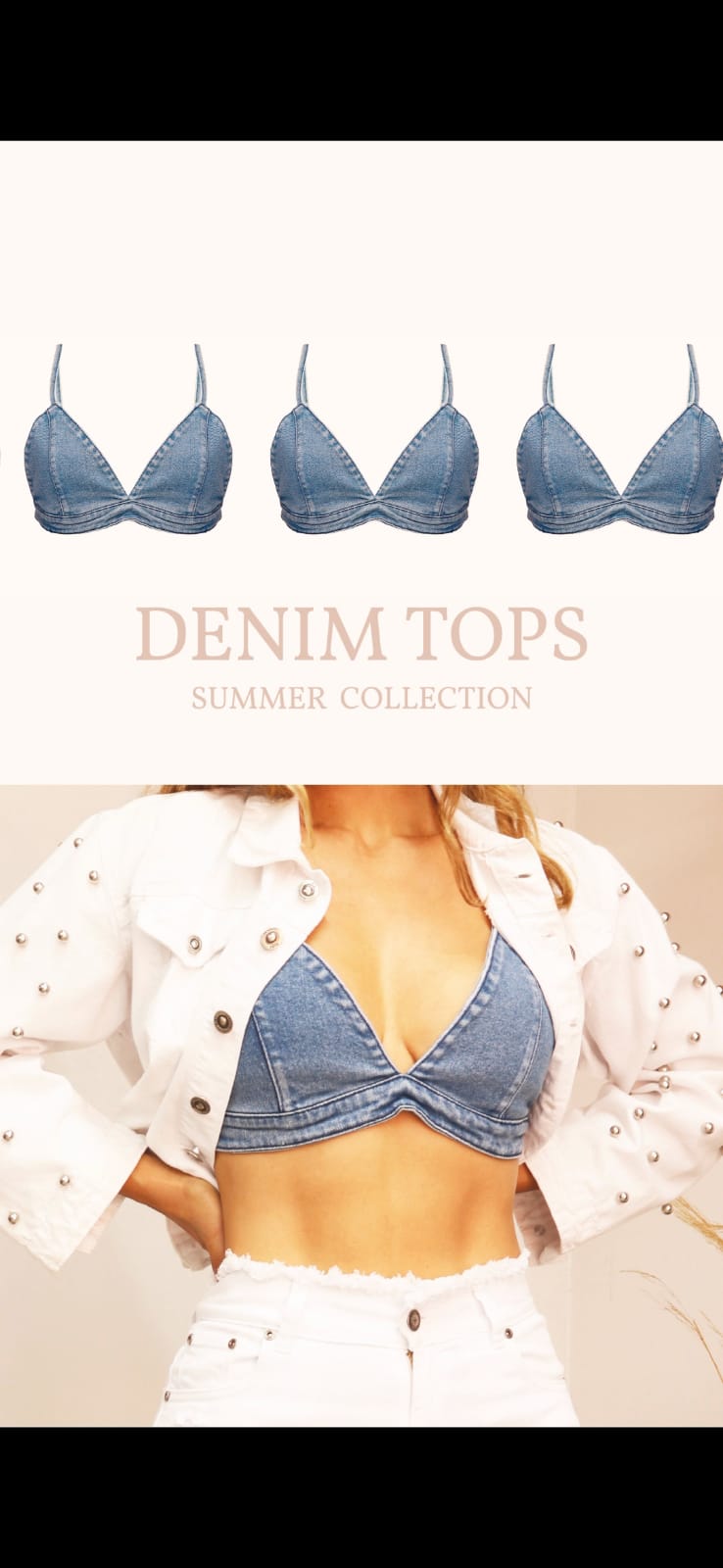 TOP BRALETTE DE TIRAS